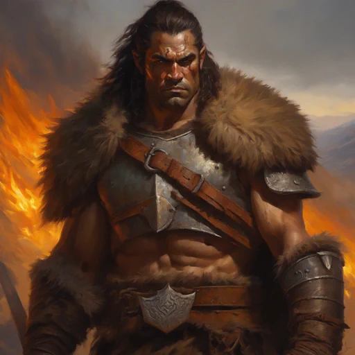 Portrait of a barbarian