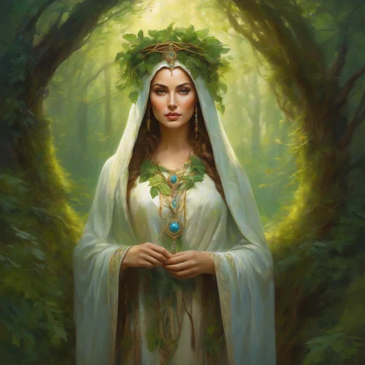 Portrait of a druid