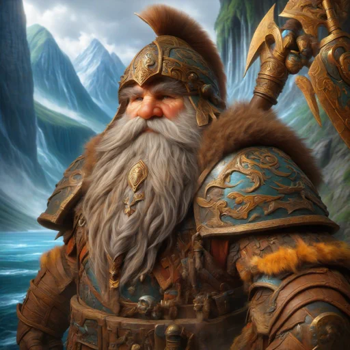 Portrait of a dwarf