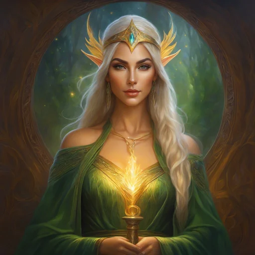 Portrait of a elf