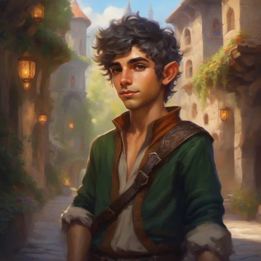 Portrait of a halfling