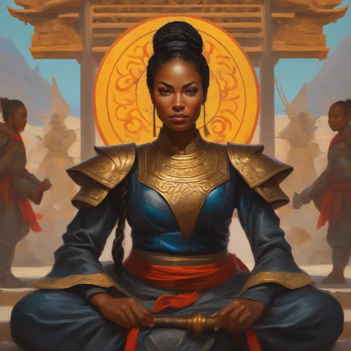 Portrait of a monk