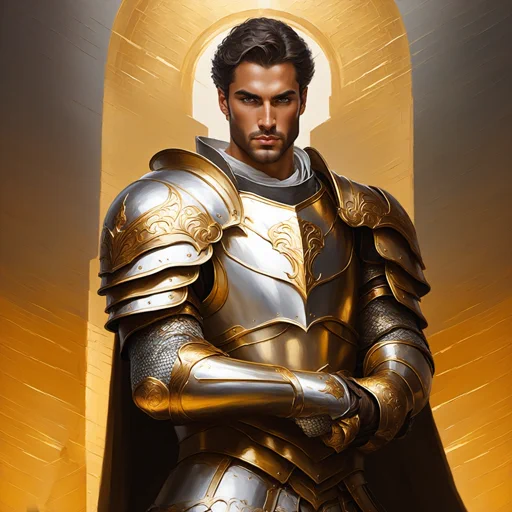 Portrait of a paladin